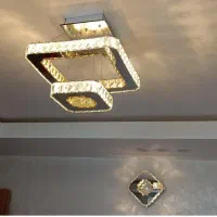 لوستر کهکشان مربع اویز کد ۸۷۵|لوستر و چراغ آویز|اصفهان, مهرآباد|دیوار