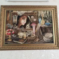 تابلوفرش دستبافت ابریشم