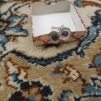 گوشواره پلاک و گردنبند مروارید