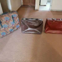 چمدان چرم قدیمی