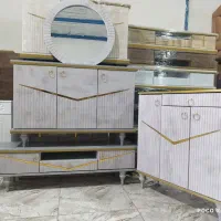 ست کنسول میز تی وی مدل حصیری