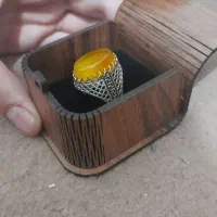 انگشتر نقره مردانه ورساچ کاملا دست ساز