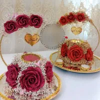 دیزاین انواع سینی حنا|صنایع دستی و سایر لوازم تزئینی|خاش, |دیوار