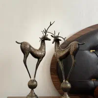گوزن مسی برنجی دکوری