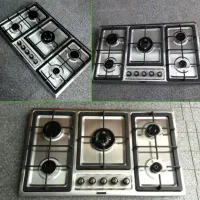 اجاق گاز صفحه استیل+ گارانتی شرکتی