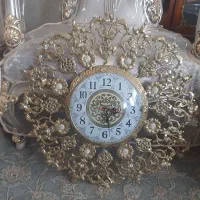 ساعت برنز دیواری سالم در حد نو