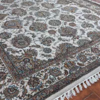 فرش دوازده متری ۵۰۰شانه طرح افشان کرم رنگ|فرش|پیشوا, |دیوار