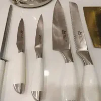 سرویس چاقو و سرویس ابزار آشپزخانه کاملا نو