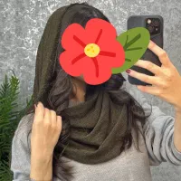 شال رینگی ساده طرح مقنعه