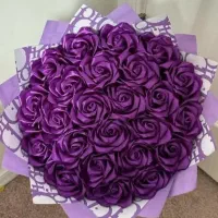 دسته گل رز ربانی