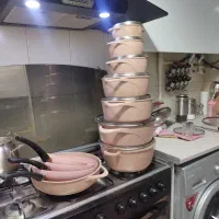 سرویس قابلمه و ماهیتابه گرانیتی