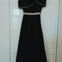 لباس مجلسی مشکی ساتن