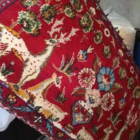 پشتی دست باف