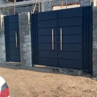 درب آهنی طرح فرفورژه چدن خالص جوش استیل مدرن کد ۲۳|مصالح و تجهیزات ساختمان|تنکابن, |دیوار