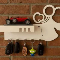 شلف آویز و جاکلیدی طرح فرشته