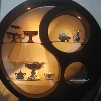 بوفه (ویترین ) گرد|بوفه، ویترین، کنسول|رشت, دیلمان|دیوار