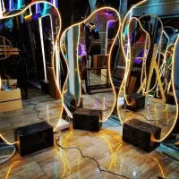 آینه نئونی رنگ بندی مختلف موجود|آینه|نیشابور, شهرک فرهنگیان|دیوار