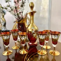 چینی چک اصل قرمز|ظروف سرو و پذیرایی|خمینی‌شهر, |دیوار