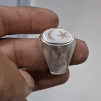 انواع انگشتر نقره جواهری وعقیق مردانه|جواهرات|بیرجند, |دیوار