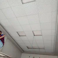 سقف کاذب / پی وی سی / تایل۶۰*۶۰ /نرده استیل