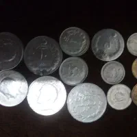 تعدادی سکهای قدیمی وجدید باچند اسکناس|کلکسیون سکه، تمبر، اسکناس|ملایر, |دیوار