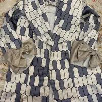 مانتو ژاکارد مجلسی مزونی