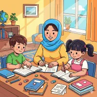رسیدگی به تکالیف درسی فرزندان ویژه دختران و پسران