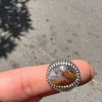 انگشتر نقره شجر جنگلی