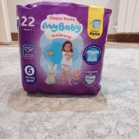 ۳ بسته پوشک شورتی  سایز ۶