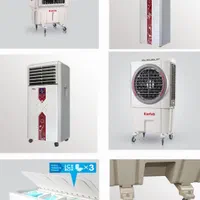 کولر آبی پرتابل ایستاده چرخ دار سیار سلولزی برفاب