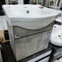 روشویی باکس دار دررنگ های سفید مشکی چوبی طوسی|لوازم سرویس بهداشتی|چهارباغ, |دیوار