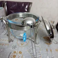 سوفله خوری پایه دار سوپ خوری تمام استیل|ظروف سرو و پذیرایی|تهران, امام زاده عبدالله|دیوار