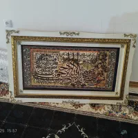 اجاق گاز کاملا سالم و کابینت دو درب فلزی در حد نو