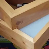 لوستر چوبی برند گل نیلوفری|لوستر و چراغ آویز|تهران, دریا|دیوار