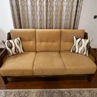 ست مبل چرم و چوب|مبلمان خانگی و میز عسلی|کتالم و سادات شهر, |دیوار