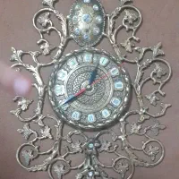 ساعت دیواری برنجی درحدنو|ساعت دیواری و تزئینی|ابهر, |دیوار