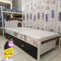 تخت خواب ۱ یک نفره وکیوم(تختخواب یکنفره) مدل کلبه|تخت و سرویس خواب|مشهد, سپاد|دیوار