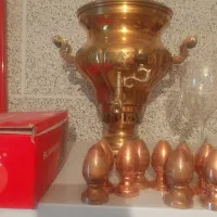 انواع سماور۸لیتری و۶لیتی گازی وبرقی وذغالی|سماور، چای‌ساز، قهوه‌ساز|خرم‌آباد, |دیوار