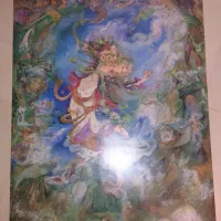 پوستر استاد فرشچیان 50در70مقوایی چاپ عالی