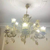 لوستر برنجی|لوستر و چراغ آویز|تهران, مسعودیه|دیوار