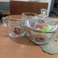 سرویس آرکوپال و قوری وفنجان وقندان و قاشق چنگال|ظروف سرو و پذیرایی|رباطکریم, رباطکریم|دیوار