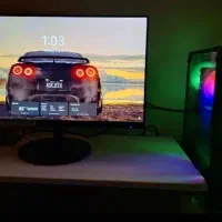 سیستم گیمینگ همراه با مانیتور asus 4060ti 16gb|رایانه رومیزی|شیراز, آبیاری|دیوار
