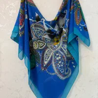 روسری حریر ایتالیا قواره ۹۰