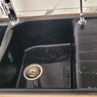 سینک گرانیتی مشکی نو|مصالح و تجهیزات ساختمان|کرج, کرج نو|دیوار