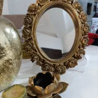 گلدان آینه شمع وجاشمعی|صنایع دستی و سایر لوازم تزئینی|گنبد کاووس, |دیوار