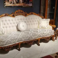 مبل مدل شاه نشین|مبلمان خانگی و میز عسلی|بناب, |دیوار