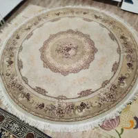 فرش گرد 4 متری 700 شانه تمام نخ
