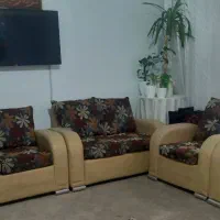 مبل راحتی سالم ۷ نفره محکم پایه استیل