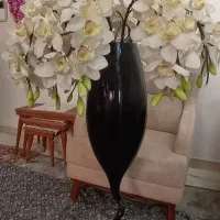 گل با گلدان