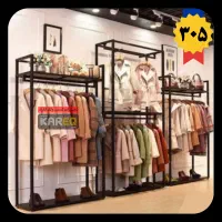 رگال لباس خانواده طبقه کیف کفش قفسه شال کد 305